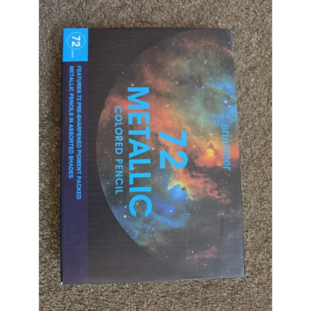 72 metallic Brutfuner colored pencils‎ NEW Shipping Included